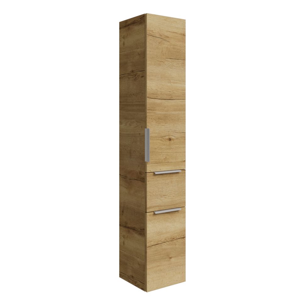 Steinkamp Living 2.0 Hochschrank 30 x 168 cm mit 2 Türen und 1 Auszug, Badmöbel, STCL13033267