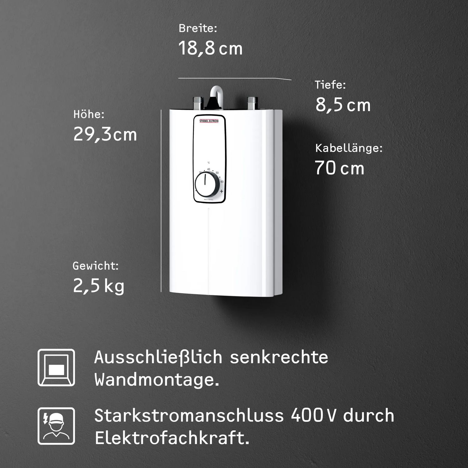Stiebel Eltron DCE 11/13 Chauffe-eau instantané 3
