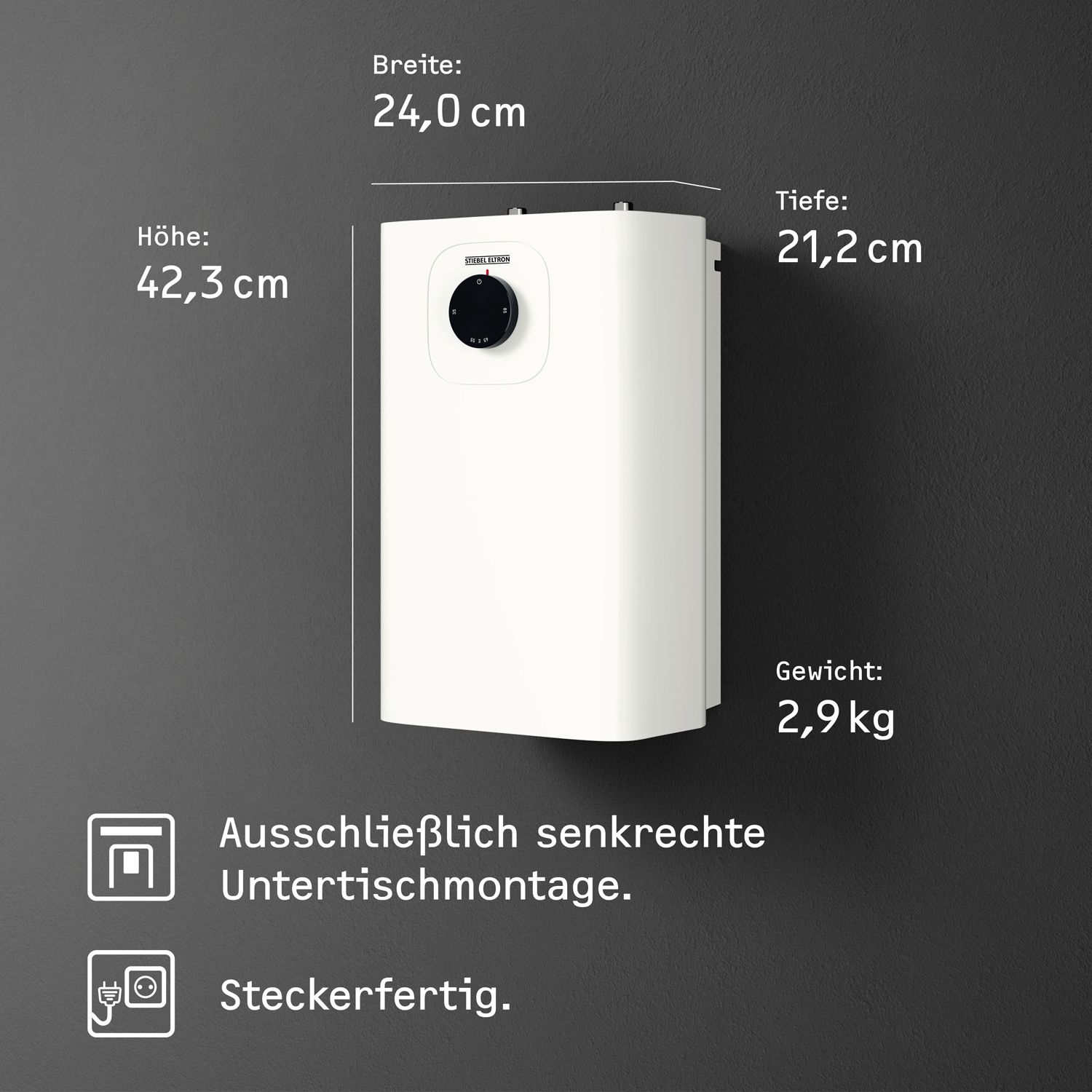 Stiebel Eltron UFP 5 Trend Undersink Water Heater White 5L 6