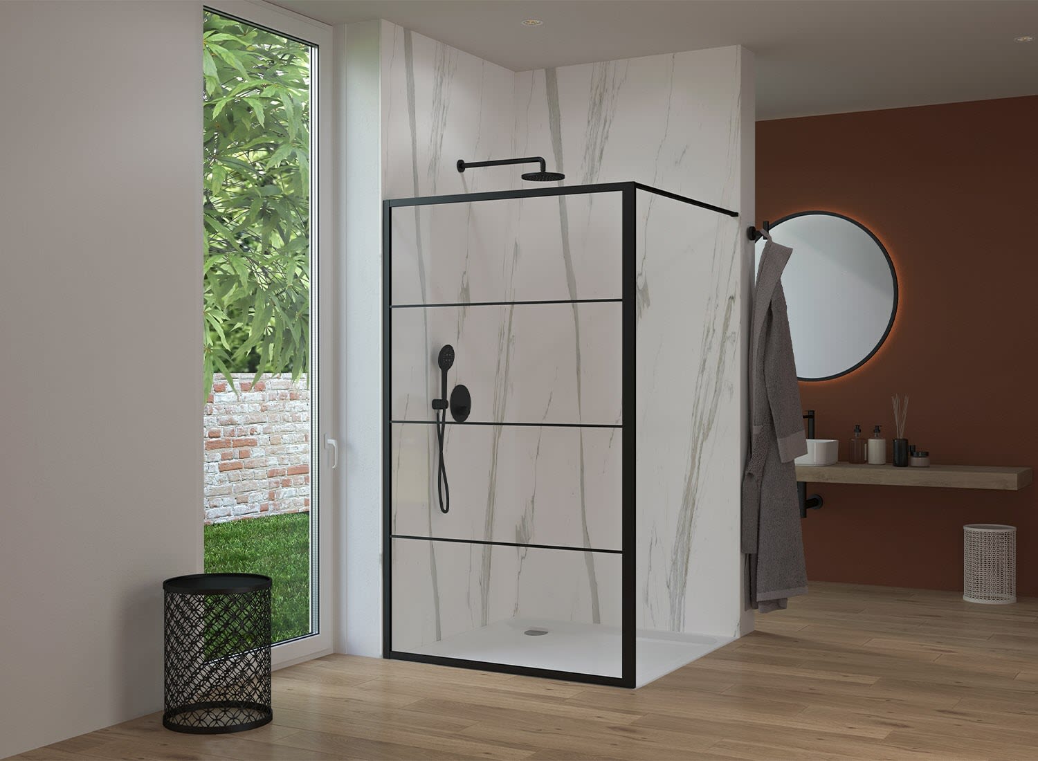 Sturotec 3060 Walk-In Seitenwand 100 x 200 cm mit Nano-Beschichtung 2