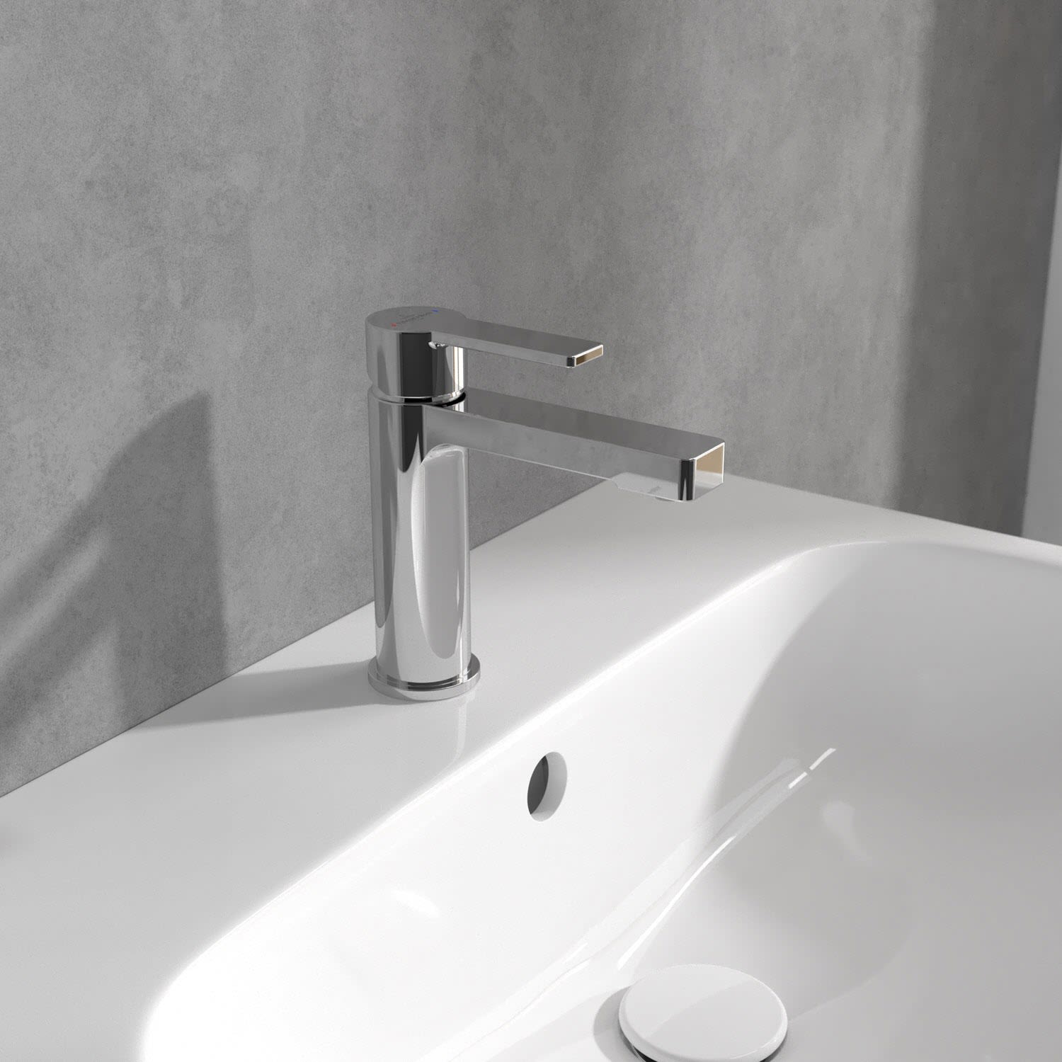 Villeroy & Boch Architectura Einhebel-Waschtischarmatur, Badarmaturen, chrom TVW10300400161