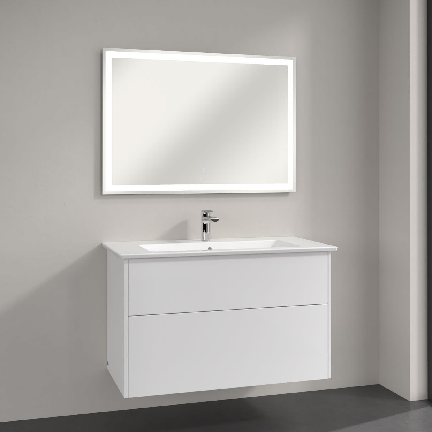 Villeroy und Boch Miroir de salle de bain Villeroy & Boch Finero avec éclairage A4681000 1000 x 700 x 25 mm 3