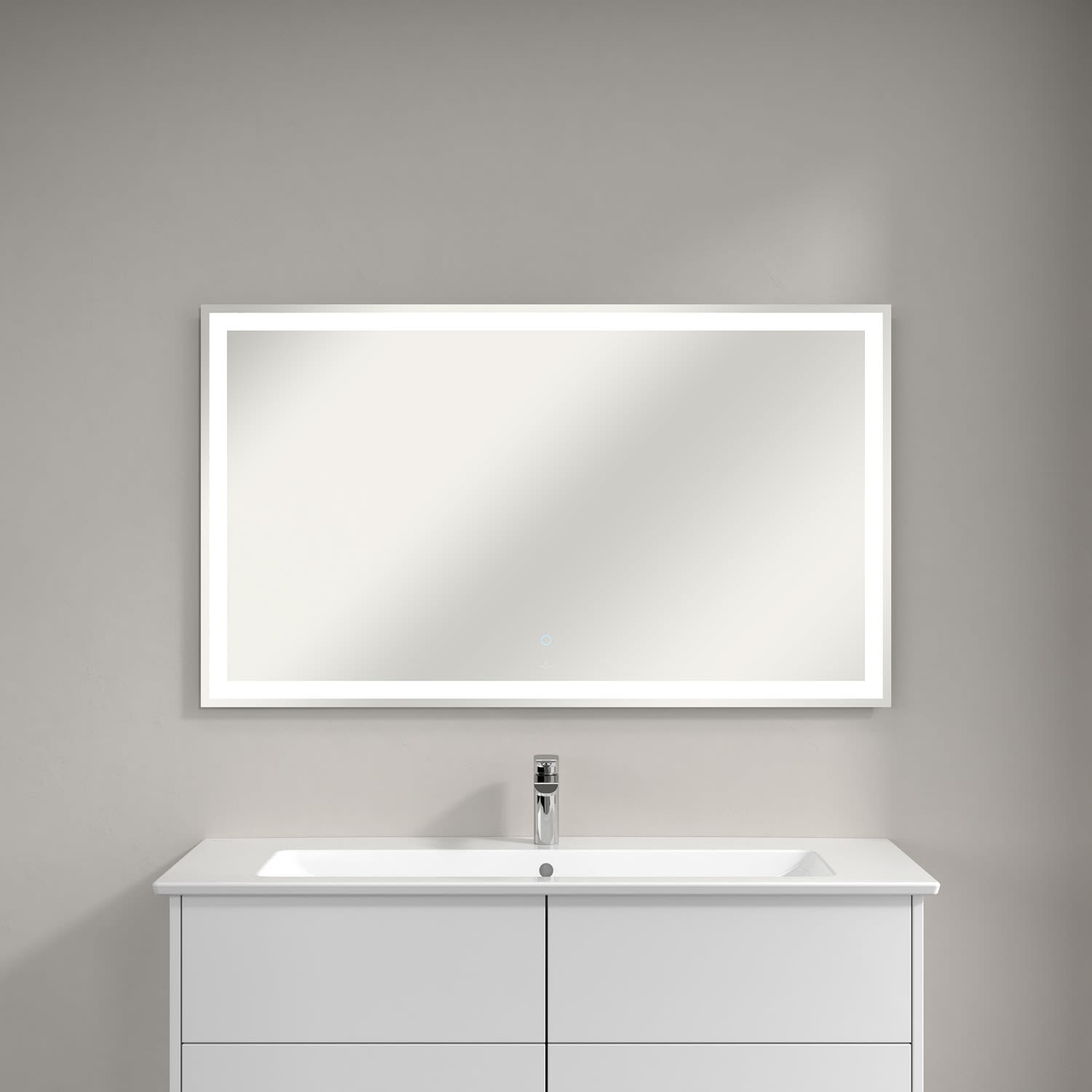 Villeroy & Boch Finero Badspiegel 120x70 cm mit LED-Licht, Spiegel, A4681200