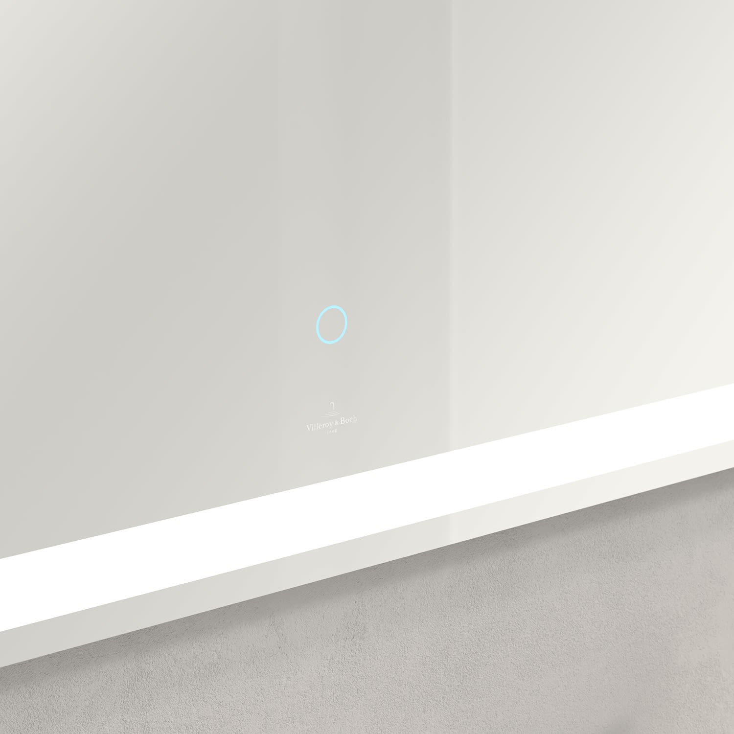 Villeroy & Boch Finero Badspiegel mit umlaufendem LED-Lichtband in den Maßen 130 x 70 cm 4