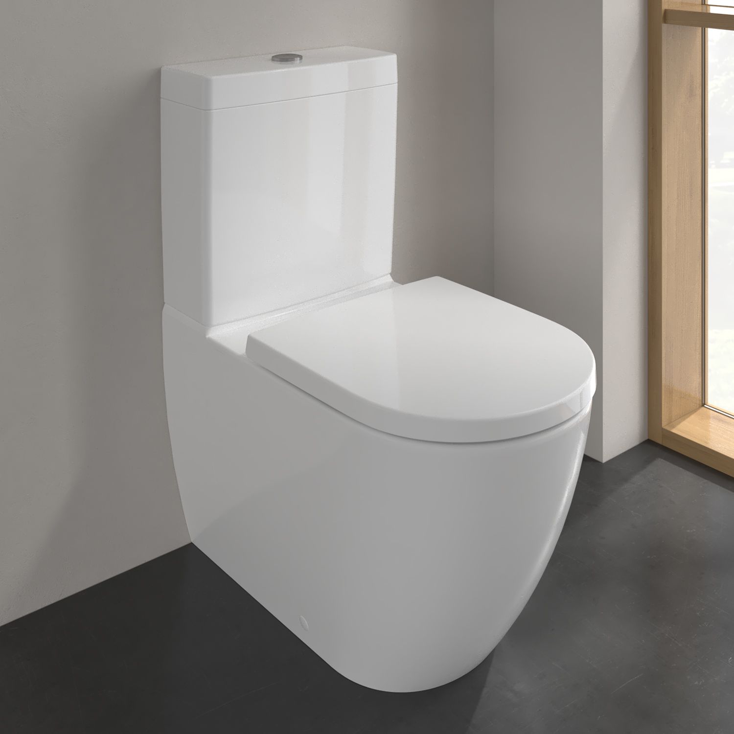 Villeroy & Boch Subway 3.0 Tiefspül-WC spülrandlos für Kombination, bodenstehend, mit TwistFlush, Badkeramik, 4672T001, weiß alpin