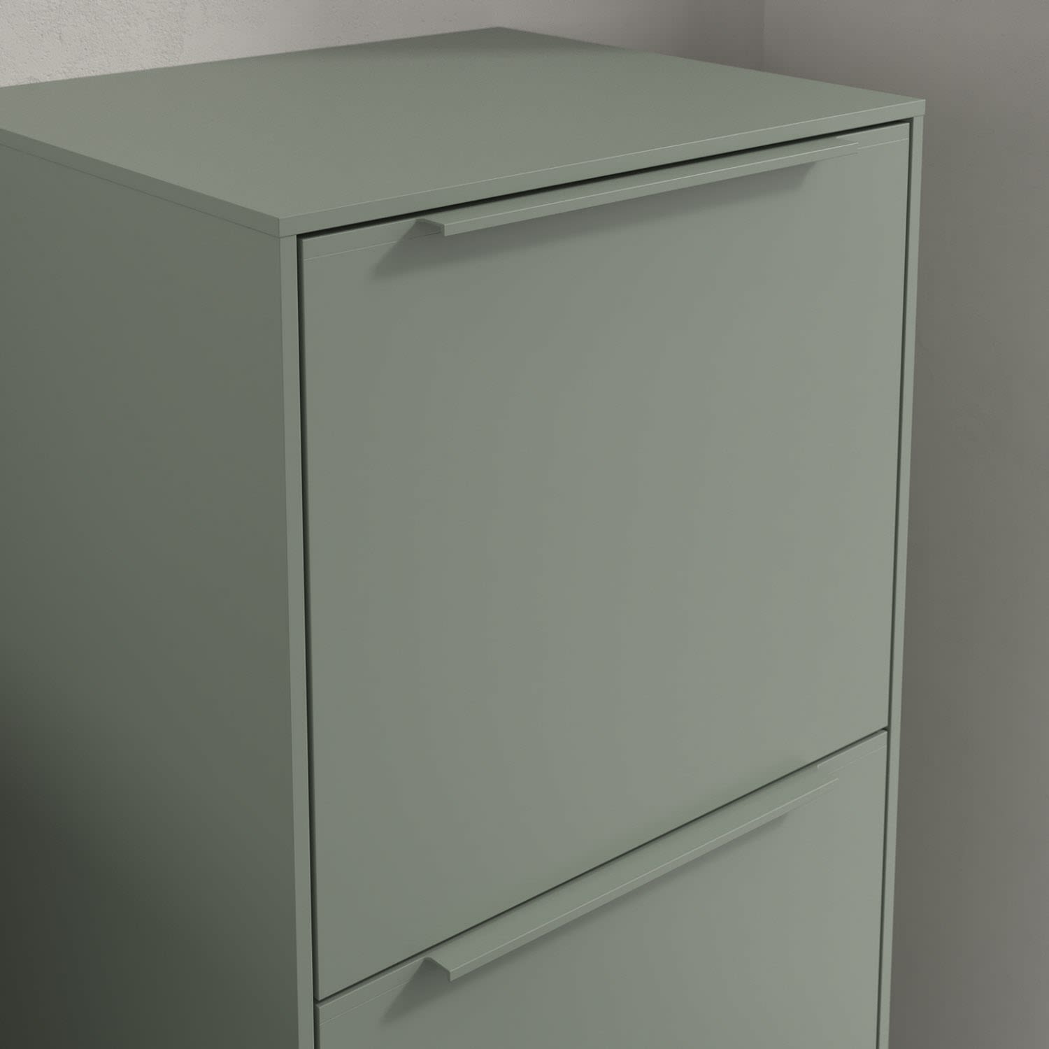 Villeroy und Boch Villeroy et Boch Subway 3.0 armoire latérale C59500VN 40x86x36,2cm, charnière à droite / poignée aluminium brillant, gris cachemire 2