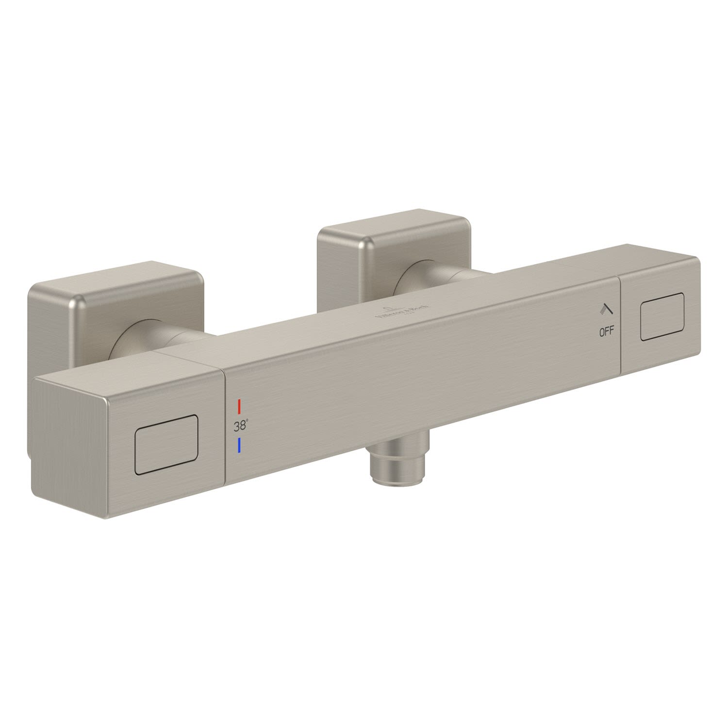 Villeroy & Boch Universal Taps & Fittings Thermostat, Badarmaturen, brushed nickel matt TVS00001800064
