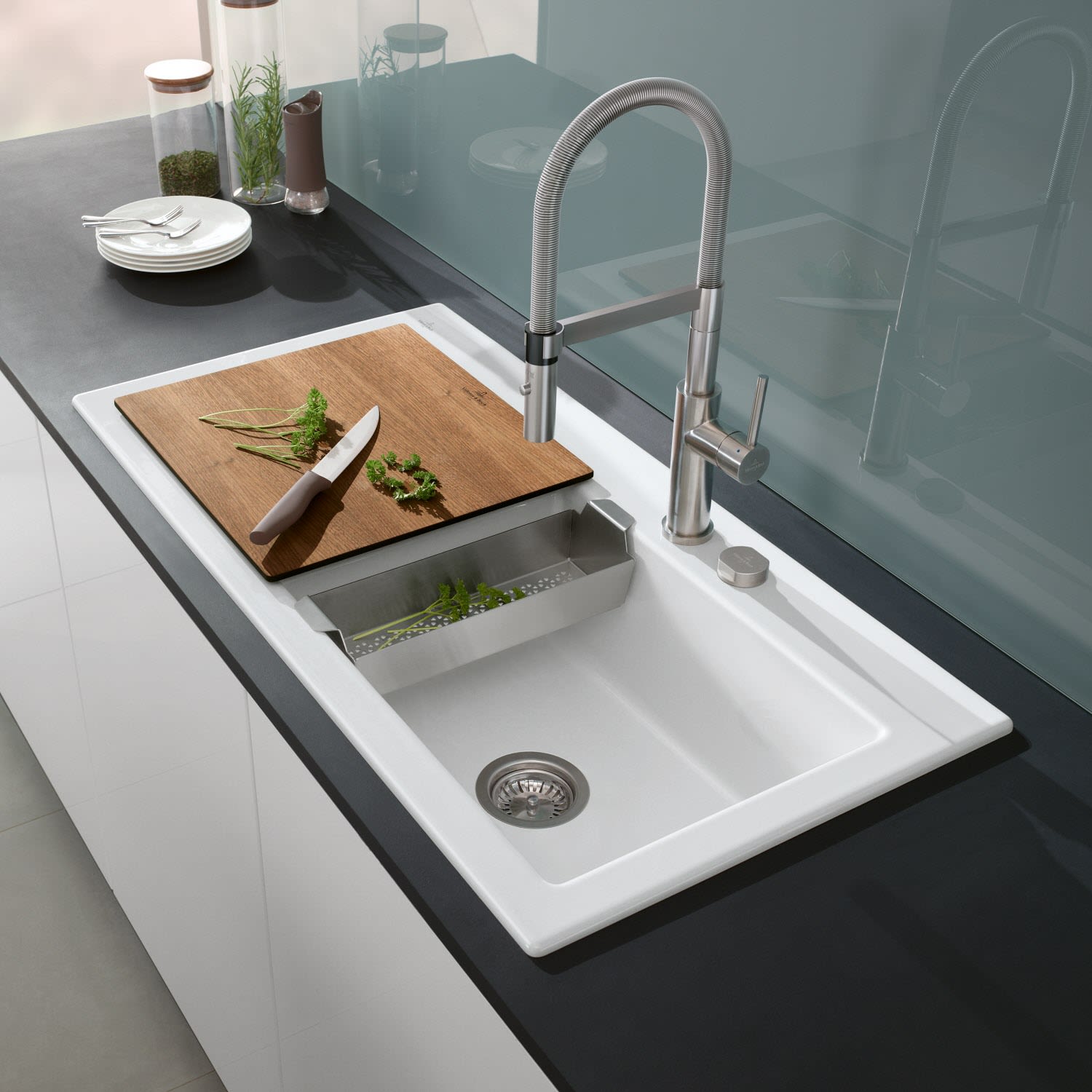 Villeroy & Boch 8K331000 Planche à Découper Noyer Américain 2