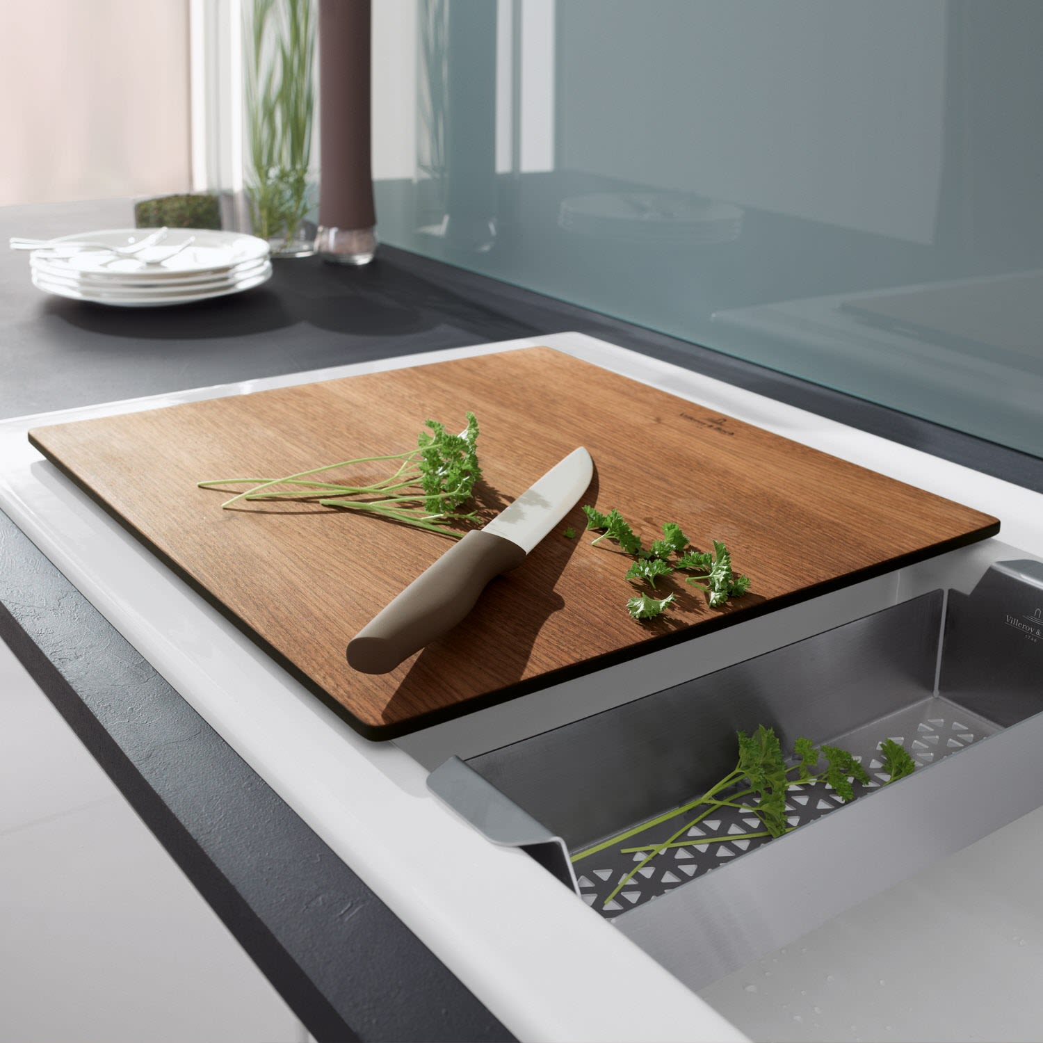 Villeroy & Boch 8K331000 Planche à Découper Noyer Américain 3
