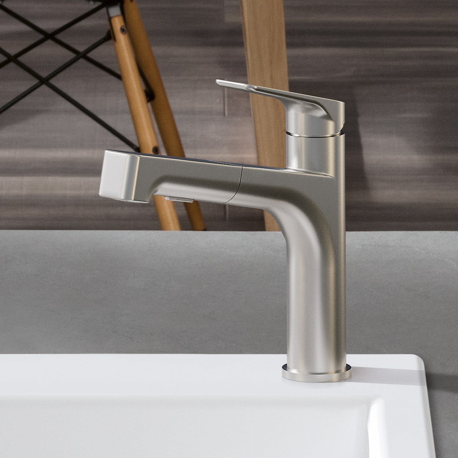 Villeroy und Boch Villeroy et Boch mitigeur d'évier 928200LC pivotant Strahlregler , Inox solide