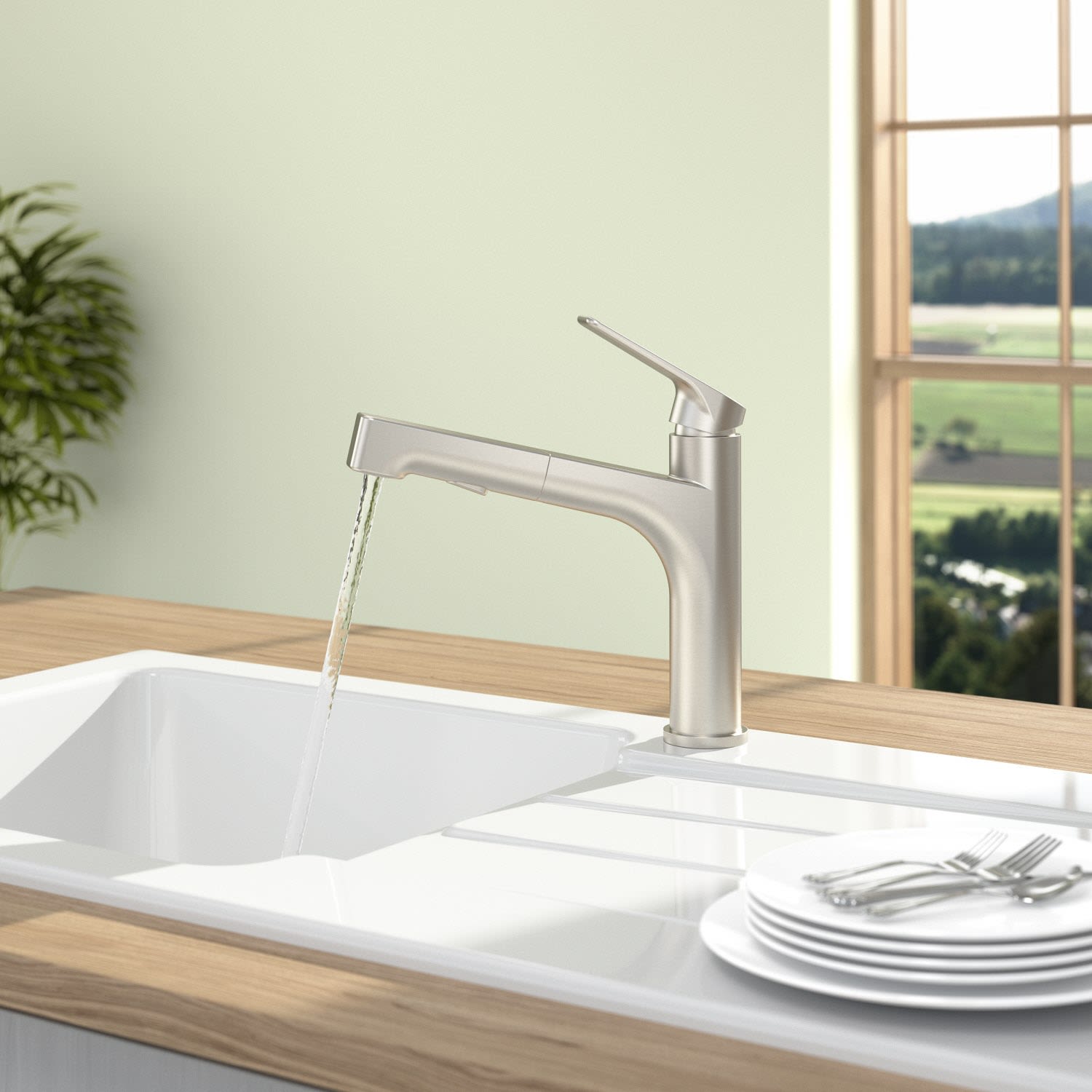Villeroy und Boch Villeroy et Boch mitigeur d'évier 928200LC pivotant Strahlregler , Inox solide 3