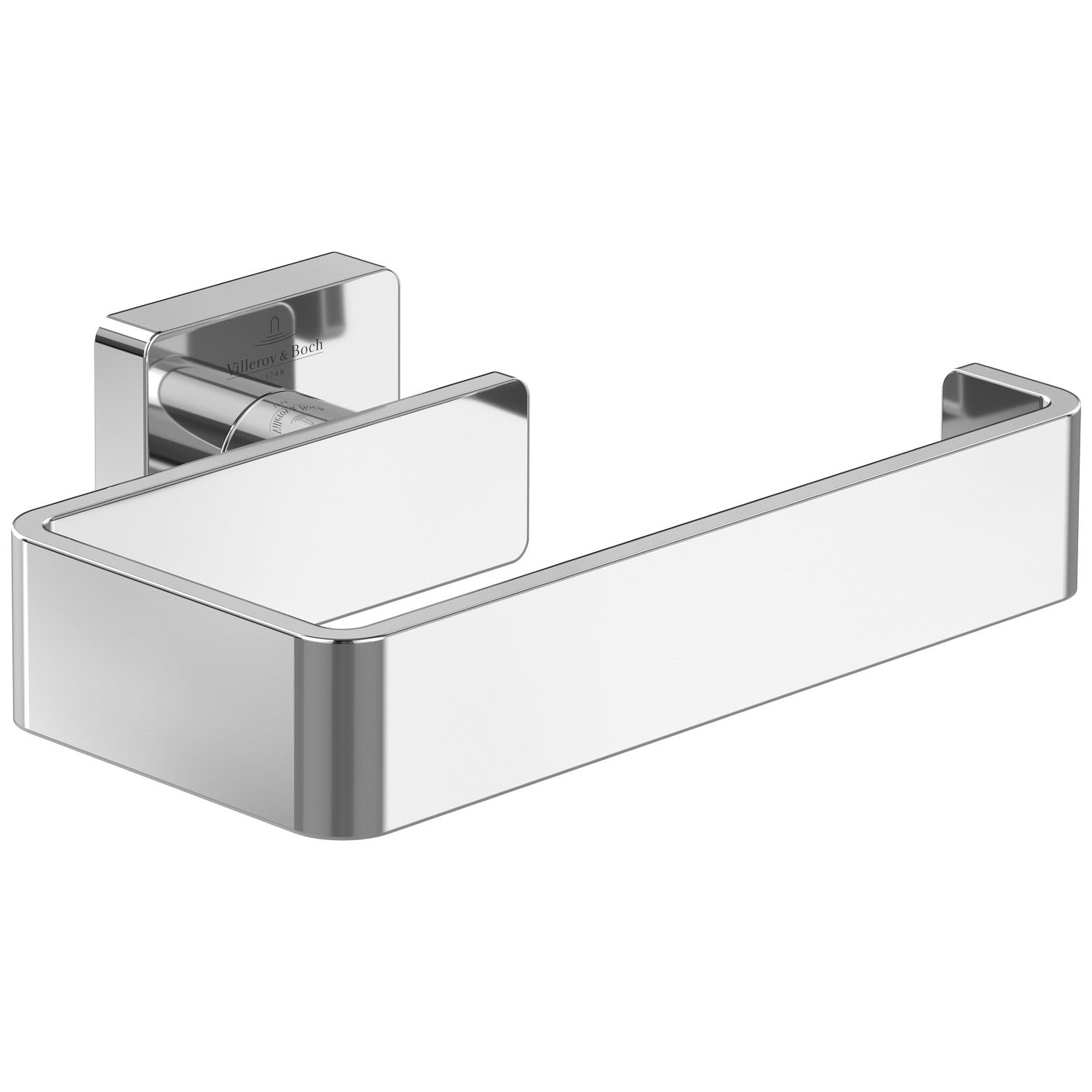 Villeroy & Boch Elements - Striking Toilettenpapierhalter ohne Deckel, Accessoires, chrom TVA15201400061