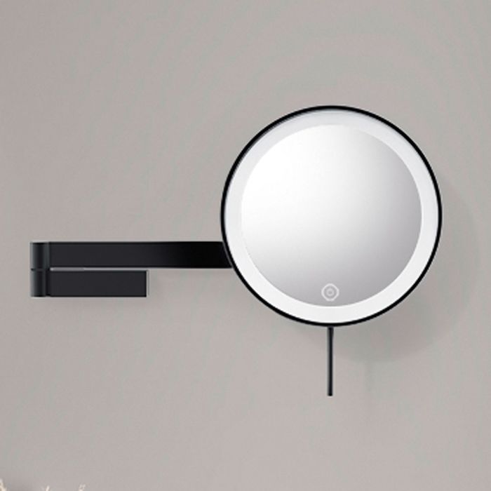 ZACK LINEA LED Kosmetikspiegel, Kosmetikspiegel, schwarz 40583