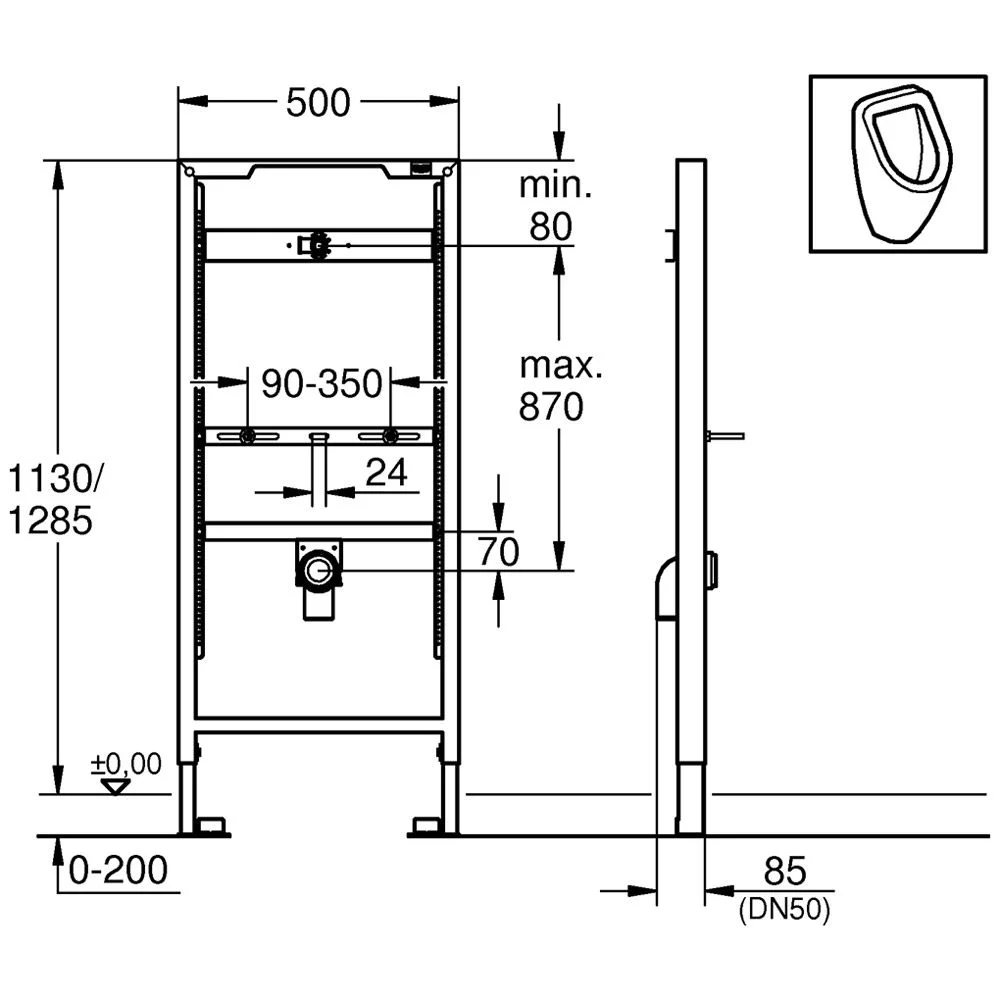 GROHE Rapid SL für Urinal Bild 2