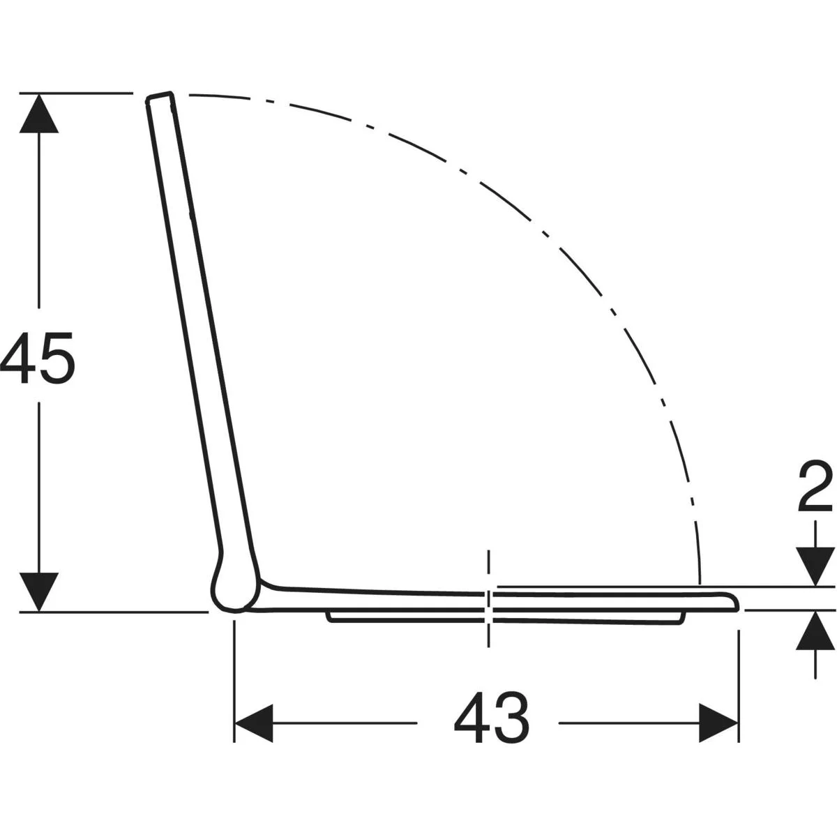 Geberit Acanto WC-Sitz mit Absenkautomatik Bild 3