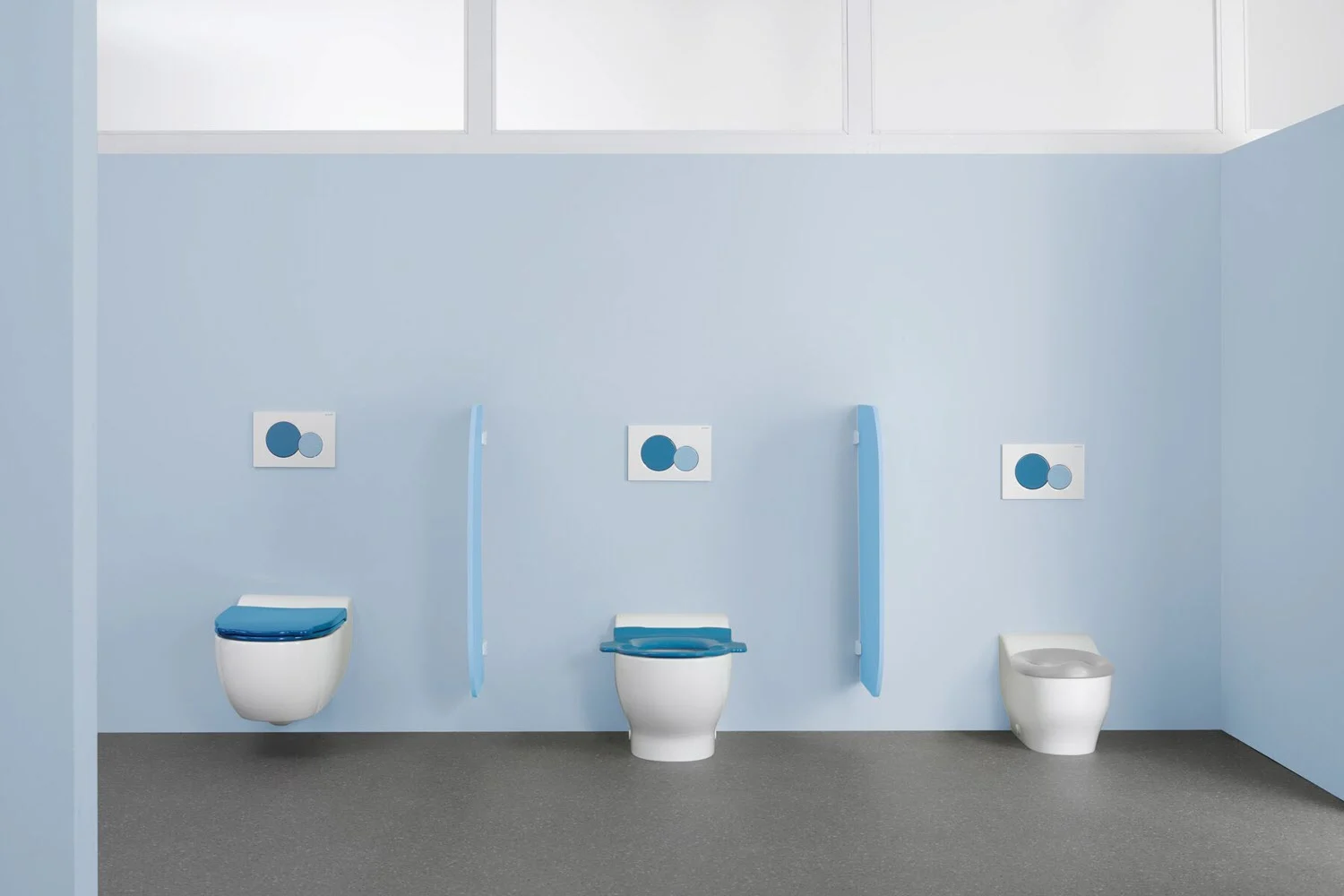 Geberit Sigma01 Betätigungsplatte für 2-Mengen-Spülung für Bambini WC Bild 4