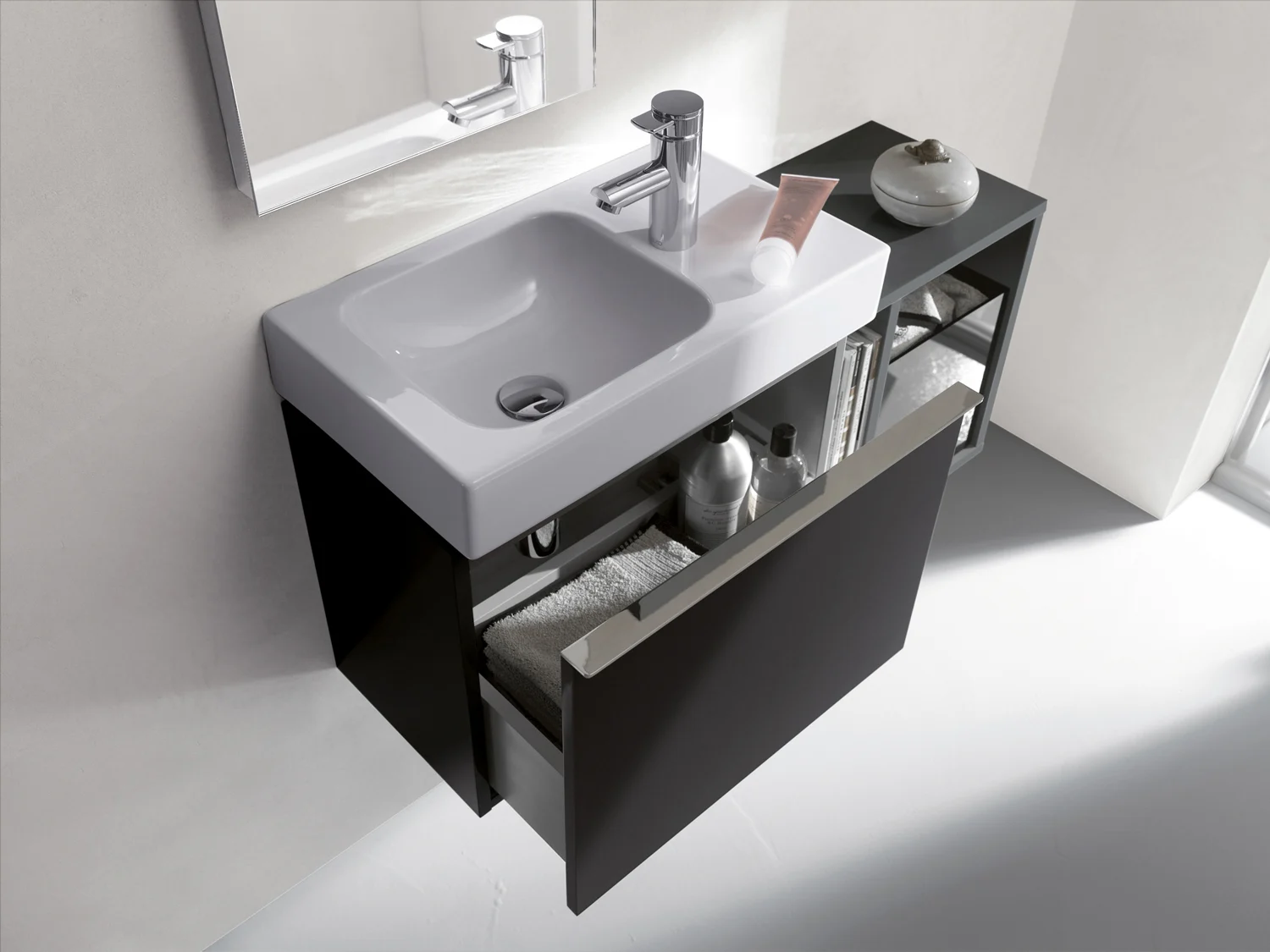 Geberit iCon Unterschrank für Handwaschbecken 52 cm mit einer Schublade Bild 2
