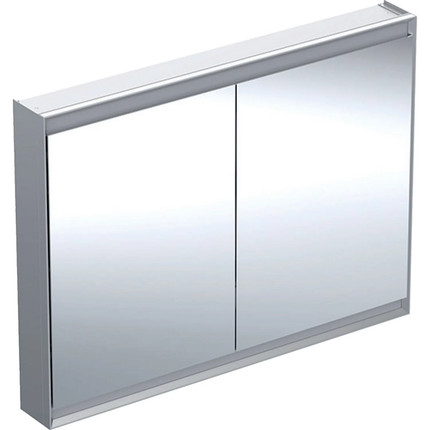 Geberit ONE Spiegelschrank, ComfortLight, 2 Türen, AP-Montage, 120 cm