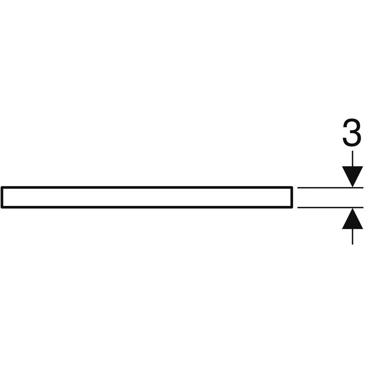 Geberit ONE Waschtischplatte, Ausschnitt rechts, für Aufsatzwaschtisch, 90 cm Bild 4
