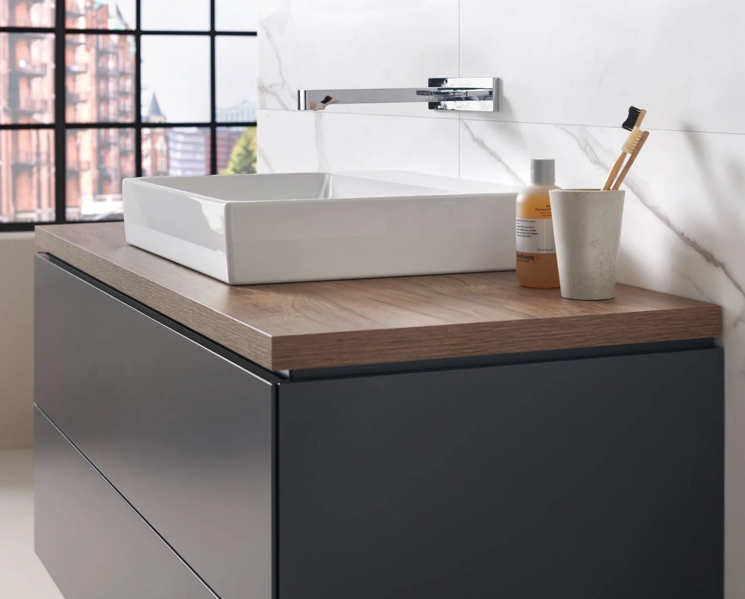 Geberit ONE Waschtischunterschrank, 2 Schubladen, 120 cm Bild 2