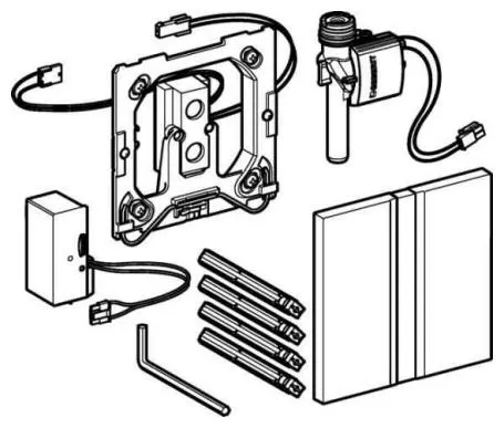 Geberit Typ 50 Urinalsteuerung berührungslos, Netzbetrieb Bild 3