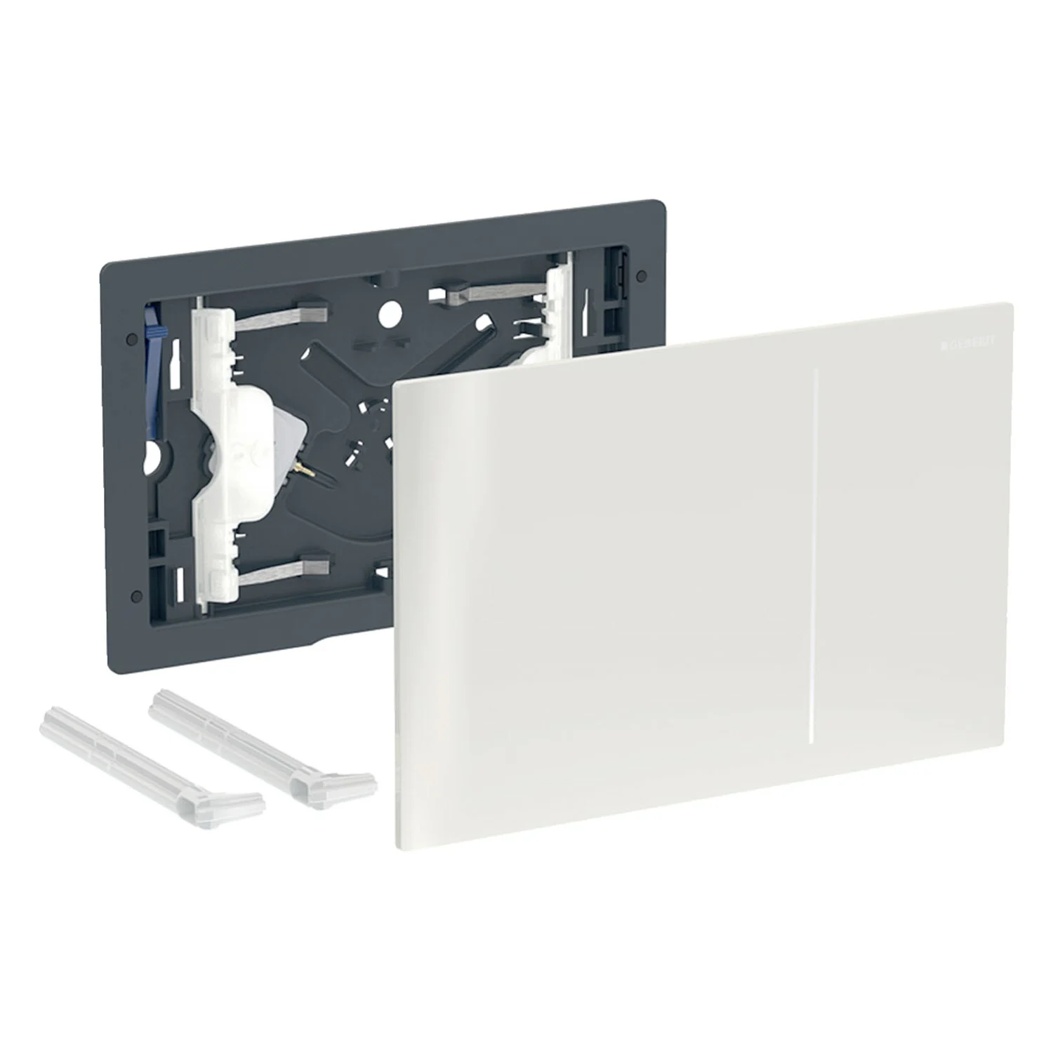 Geberit Betätigungsplatte Sigma70 für 2-Mengen-Sp. ET sand-grau/Glas