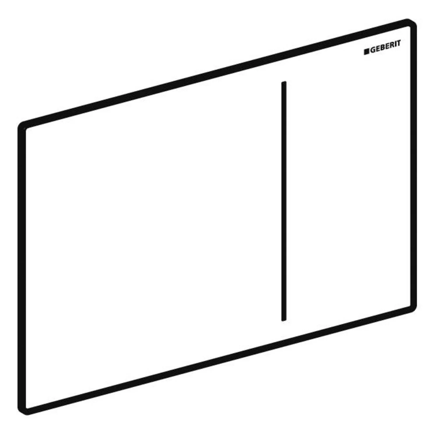 Geberit Betätigungsplatte Sigma70 für 2-Mengen-Sp. ET sand-grau/Glas Bild 2