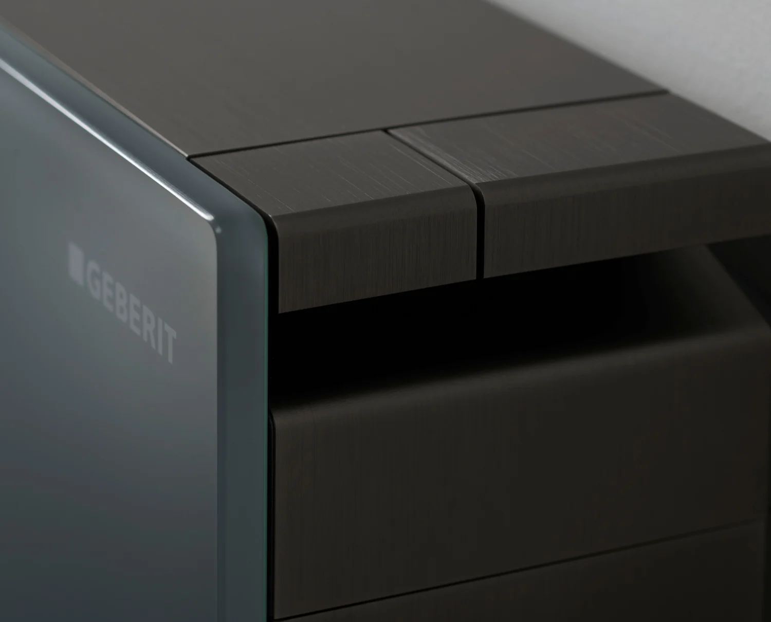 Geberit Monolith Sanitärmodul für Stand-WC, 114 cm, mit P-Anschlussbogen, Wasseranschluss hinten mittig Bild 2