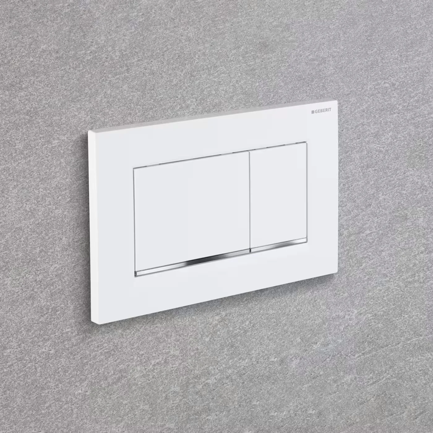 Geberit Set aus Duofix Element für Wand WC, mit Sigma 20 Betätigungsplatte Bild 2