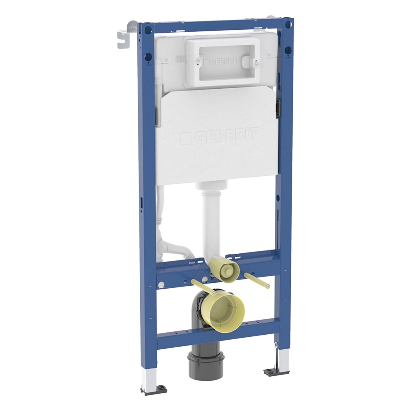 Geberit Duofix Basic Element für Wand-WC, 112 cm, mit Delta UP-Spülkasten, für Betätigung von vorne