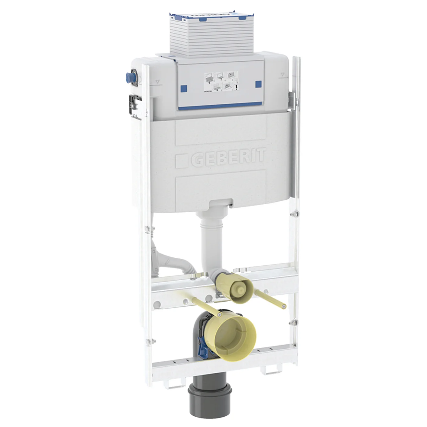 Geberit GIS Element für Wand-WC 100 cm mit Omega UP-Spülkasten 12 cm
