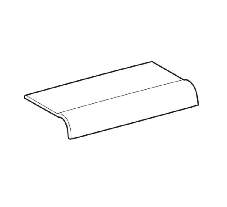 Rysunek techniczny pokrywy designerskiej, Geberit