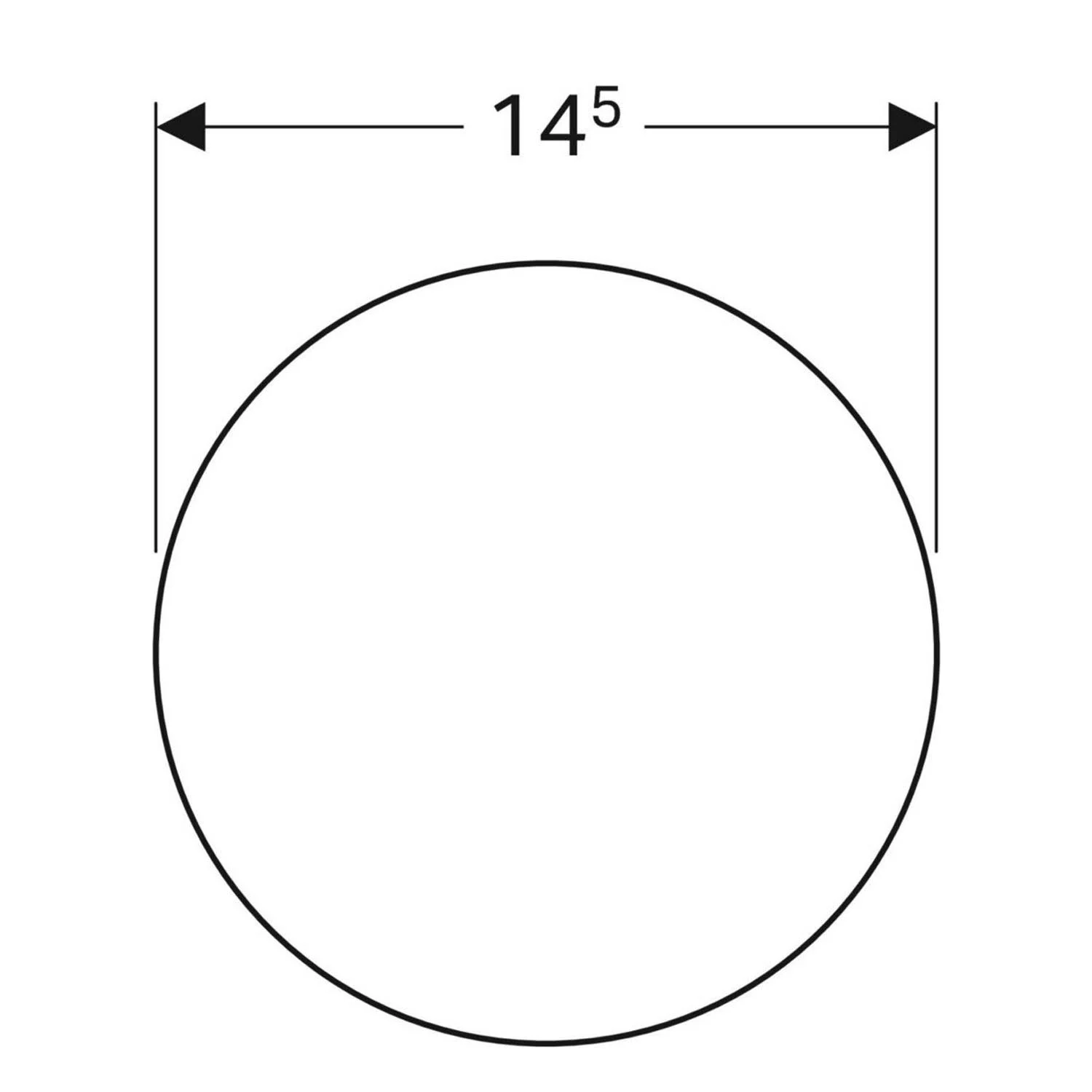 Geberit Vergrößerungsspiegel 14,5 cm Bild 2