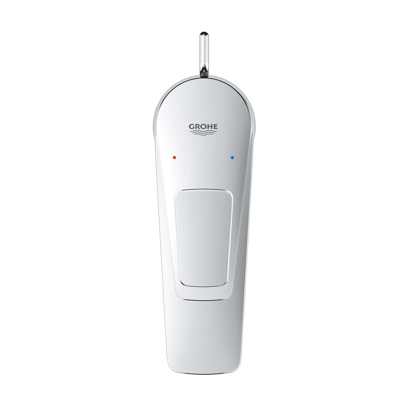Widok z przodu białego pilota Grohe, Grohe