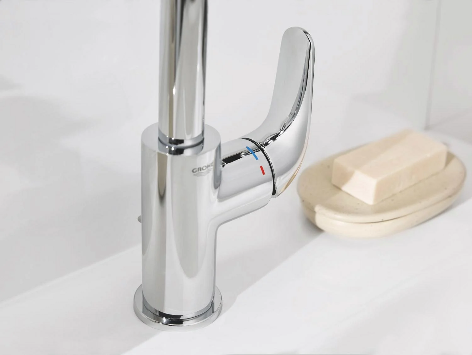 GROHE Euroeco Einhand-Waschtischbatterie, 1/2" L-Size Bild 2