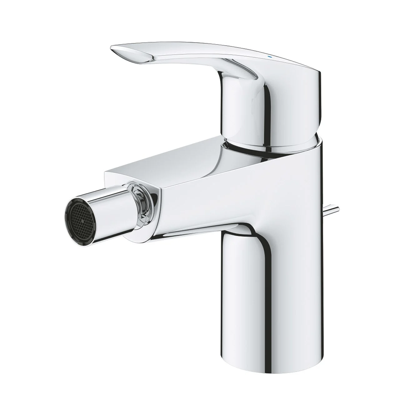 Chromowana bateria bidetowa widok z boku, Grohe