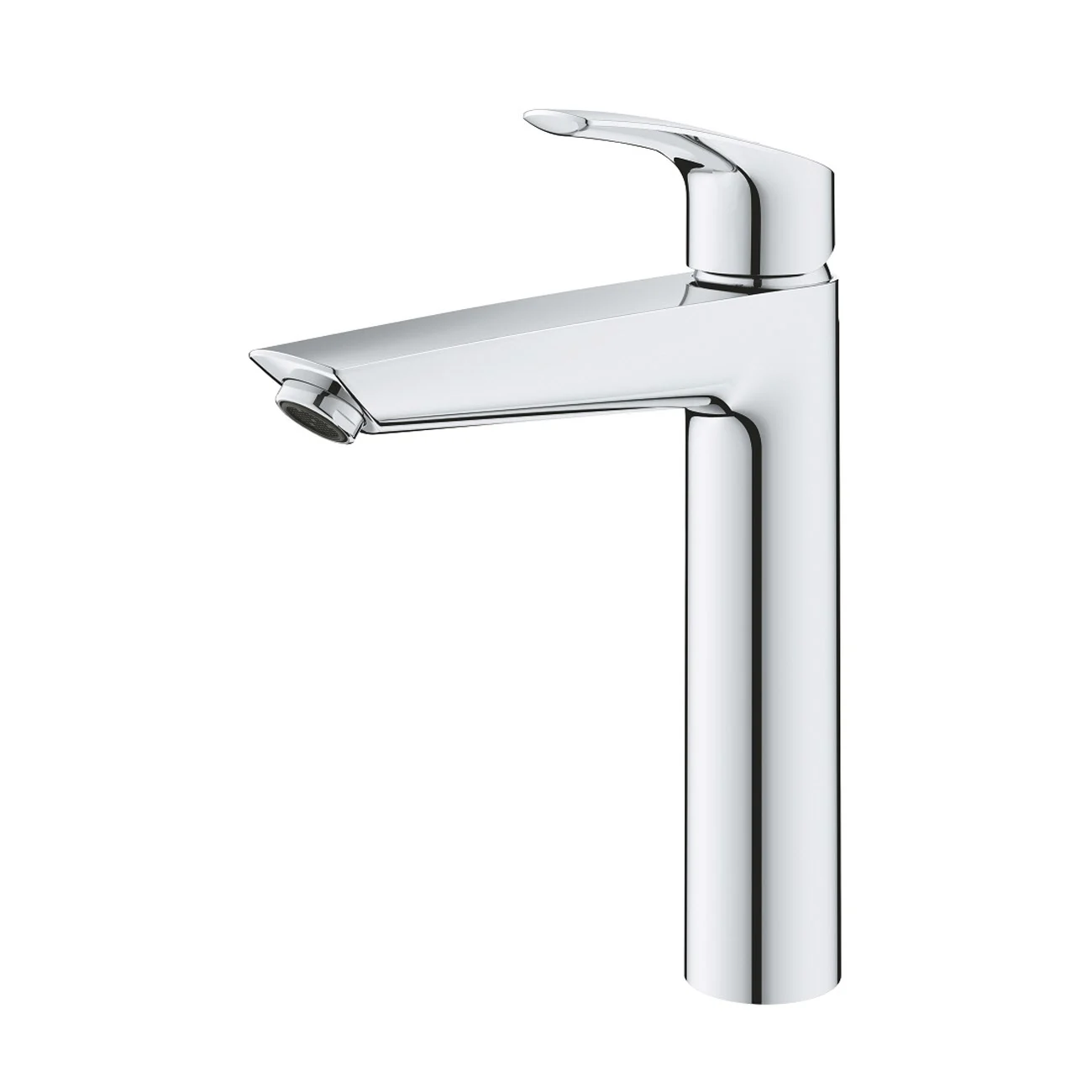 Chromowana bateria umywalkowa widok z boku, Grohe