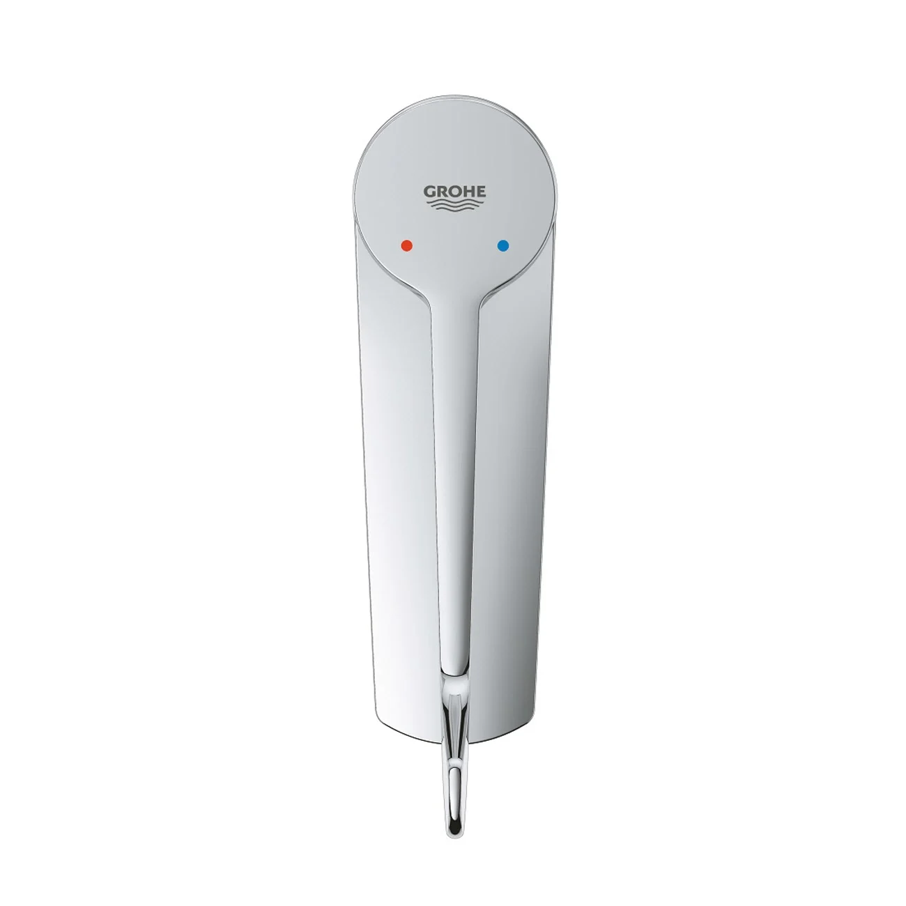 Chromowana bateria umywalkowa widok z góry, Grohe