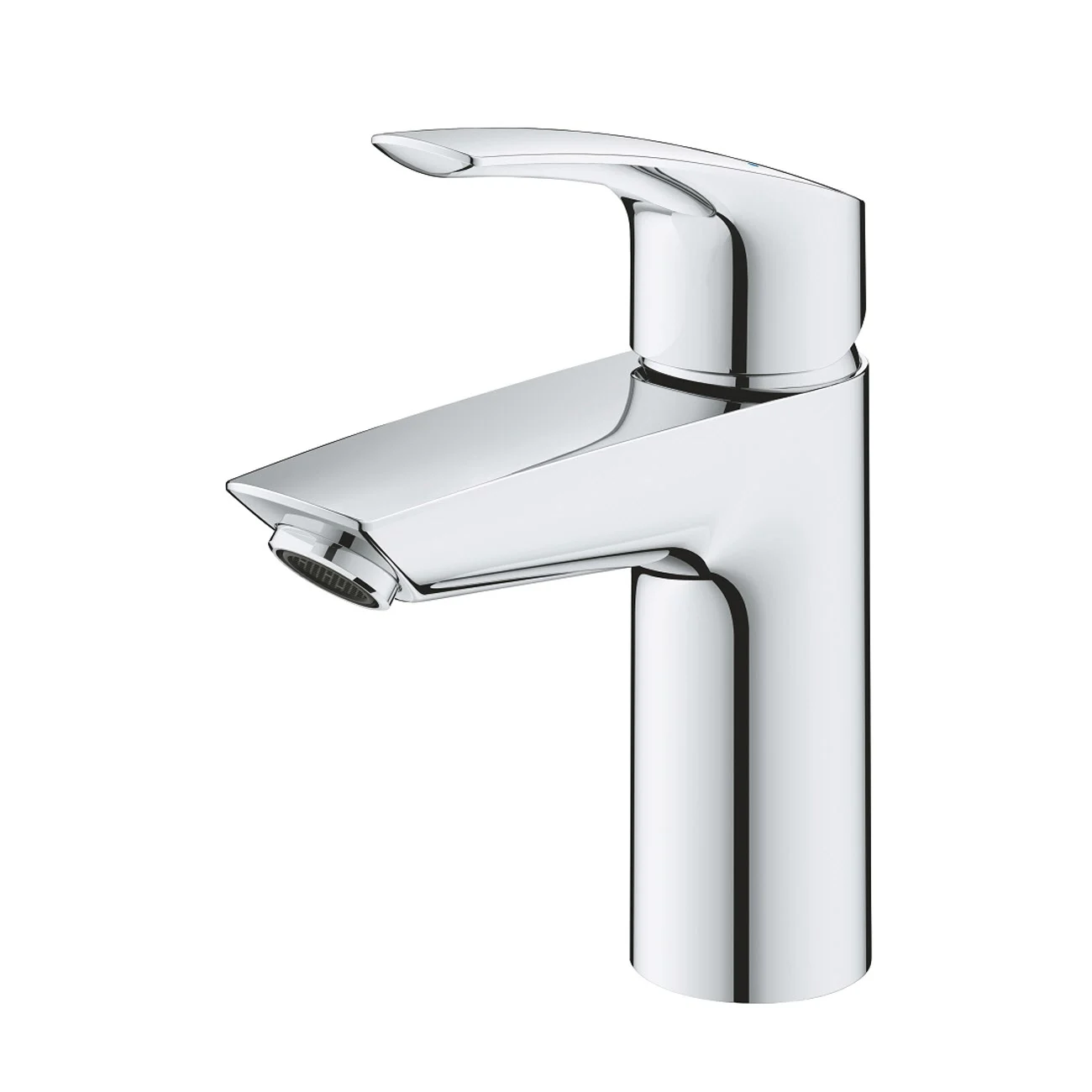 Jednouchwytowa bateria umywalkowa widok boczny chrom, Grohe