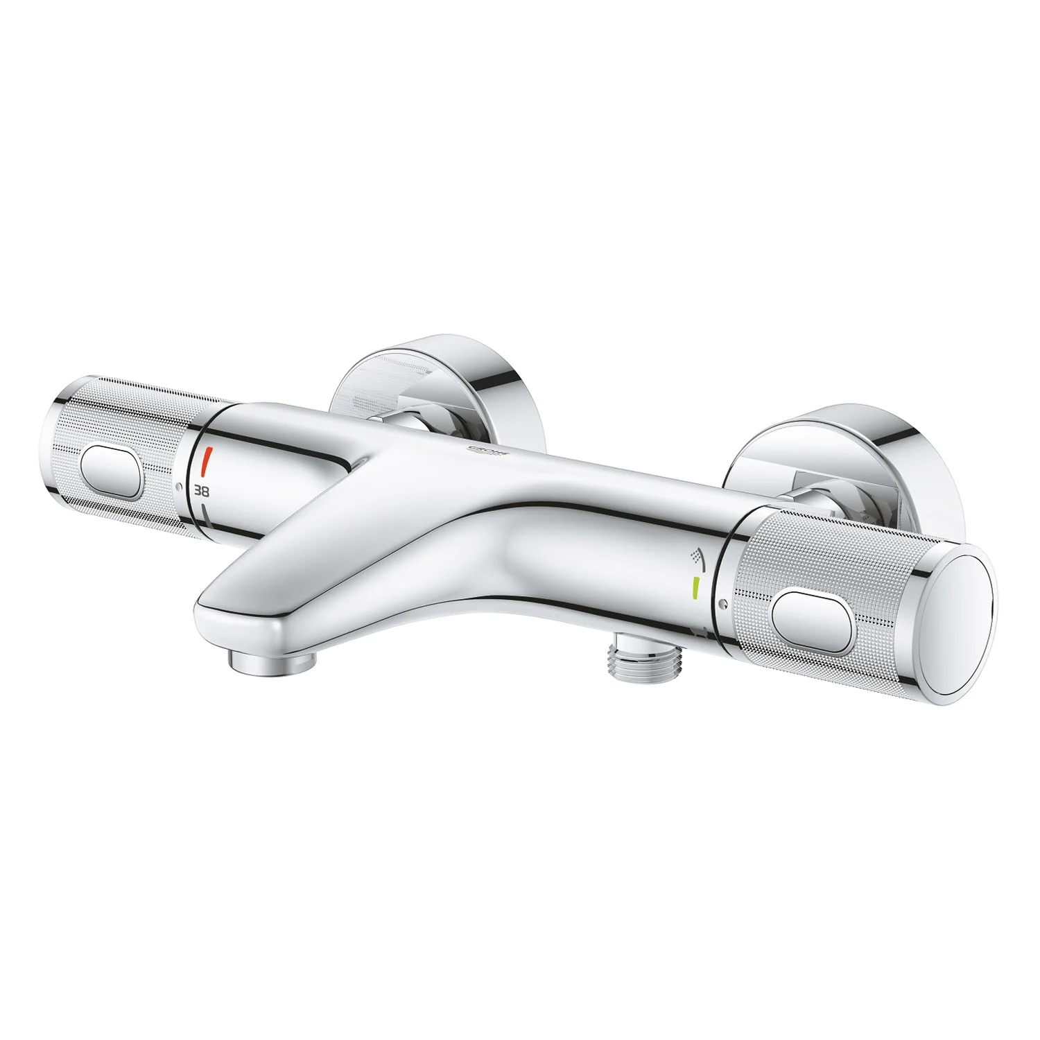 Armatura termostatyczna widok z boku chrom, Grohe