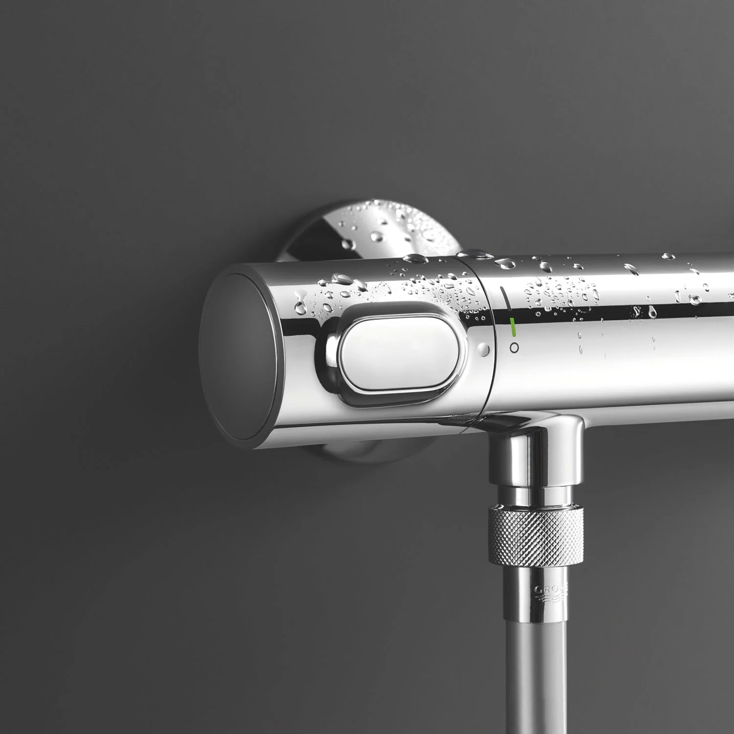 Termostatyczna bateria prysznicowa z widokiem z boku, Grohe