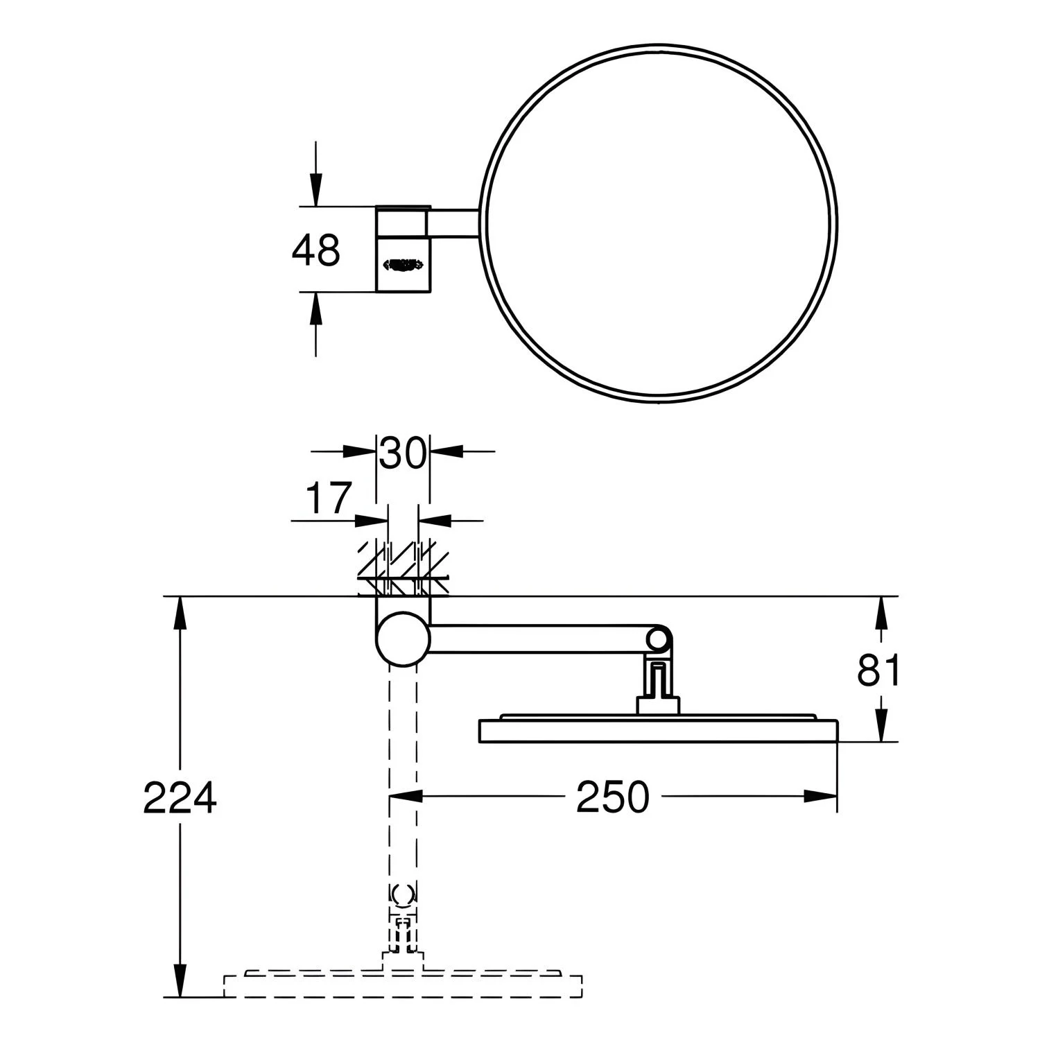 GROHE Selection Kosmetikspiegel Bild 2