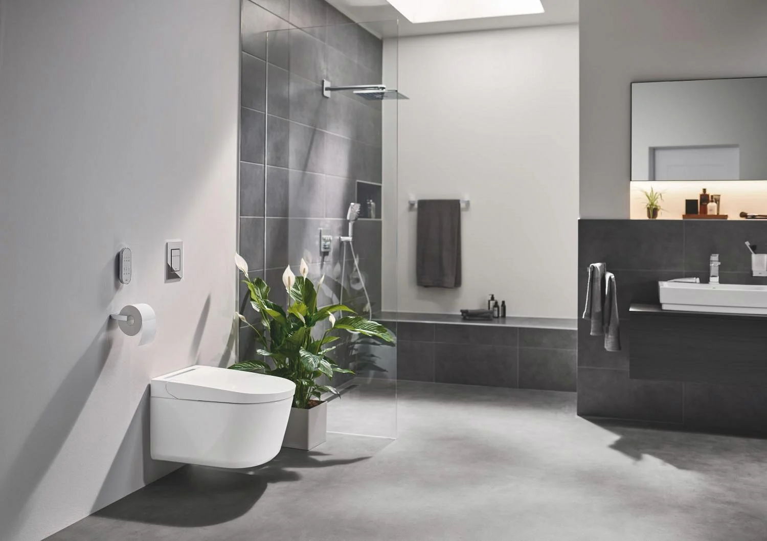 GROHE Sensia Pro Dusch-WC Komplettanlage für Unterputzspülkästen, Wandmontage Bild 7