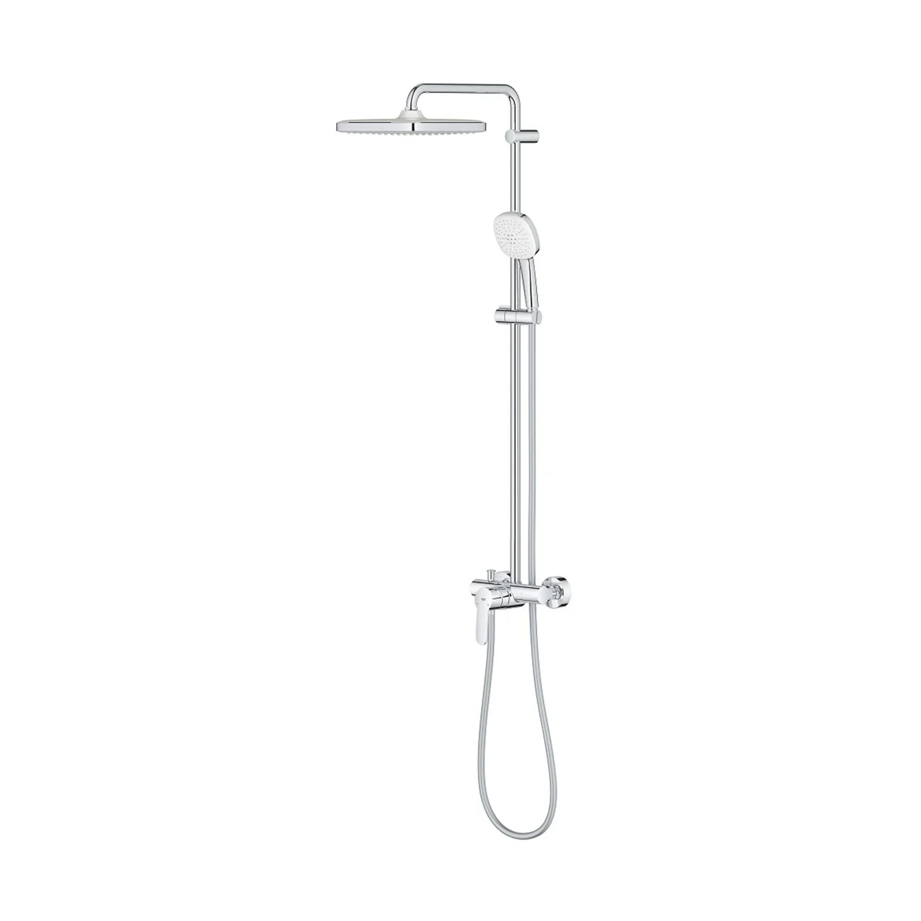 GROHE Tempesta System 250 Cube Duschsystem mit Einhandmischer für die Wandmontage