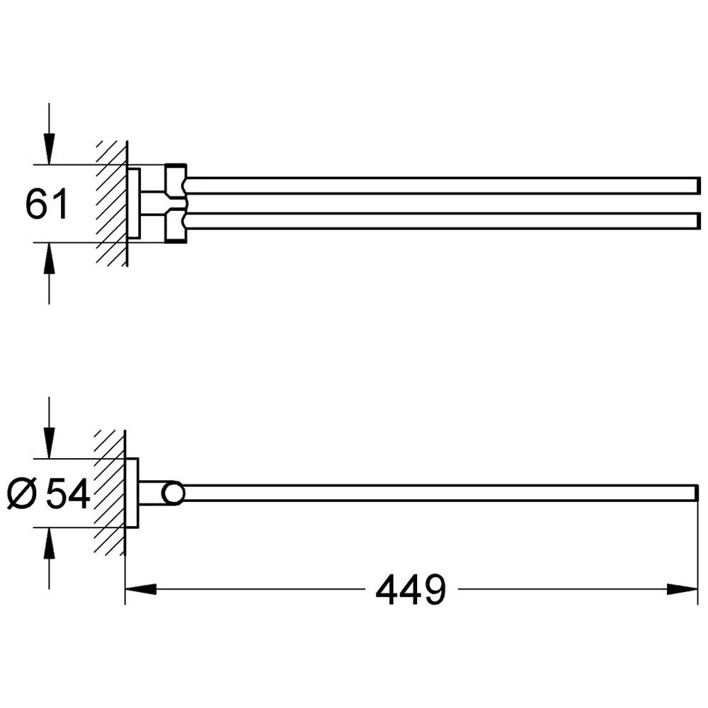 GROHE Essentials Handtuchhalter Bild 2