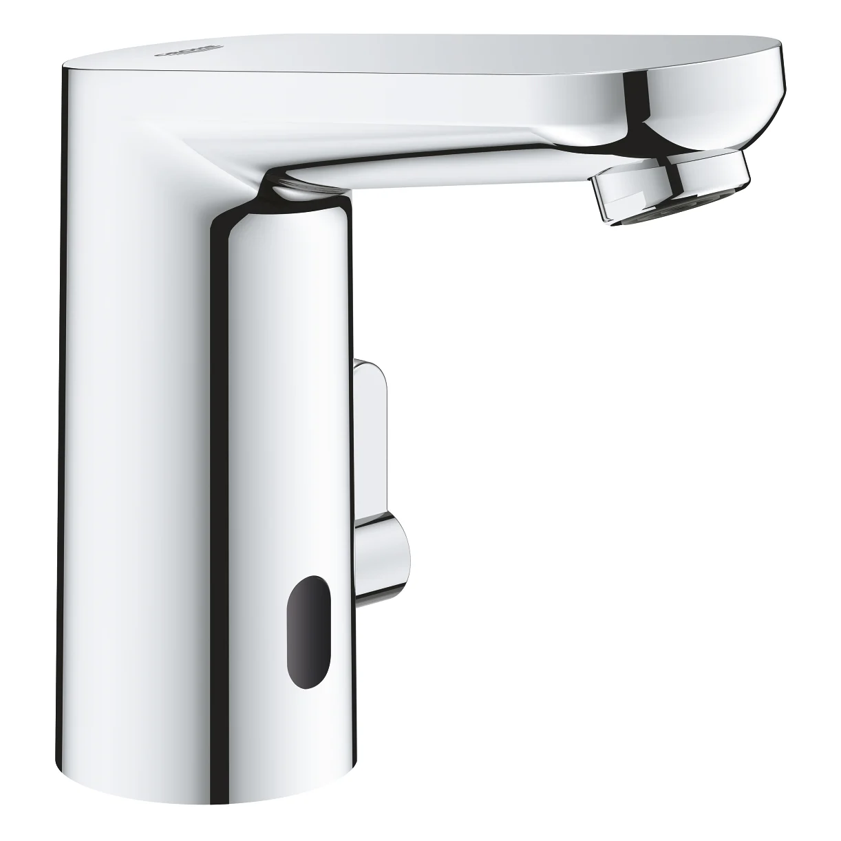Chromowana bateria w widoku bocznym, Grohe