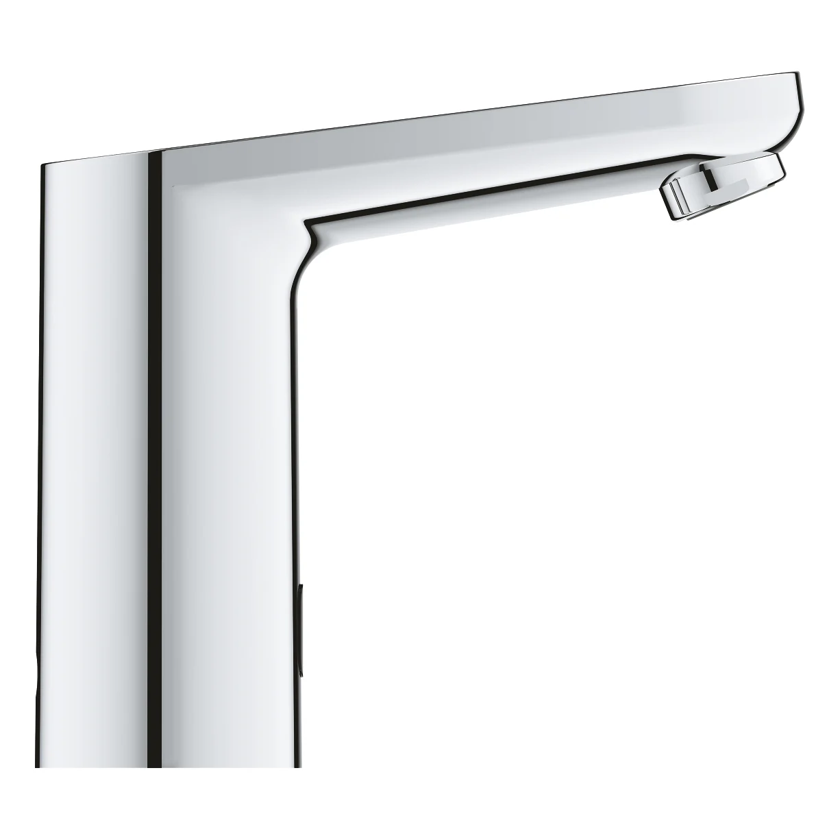 Chromowana bateria w widoku bocznym, Grohe
