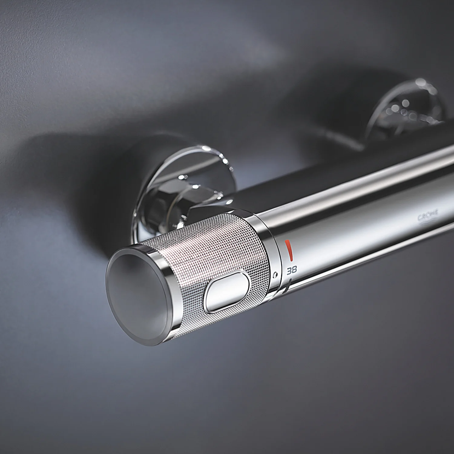 Termostat prysznicowy w widoku bocznym, Grohe