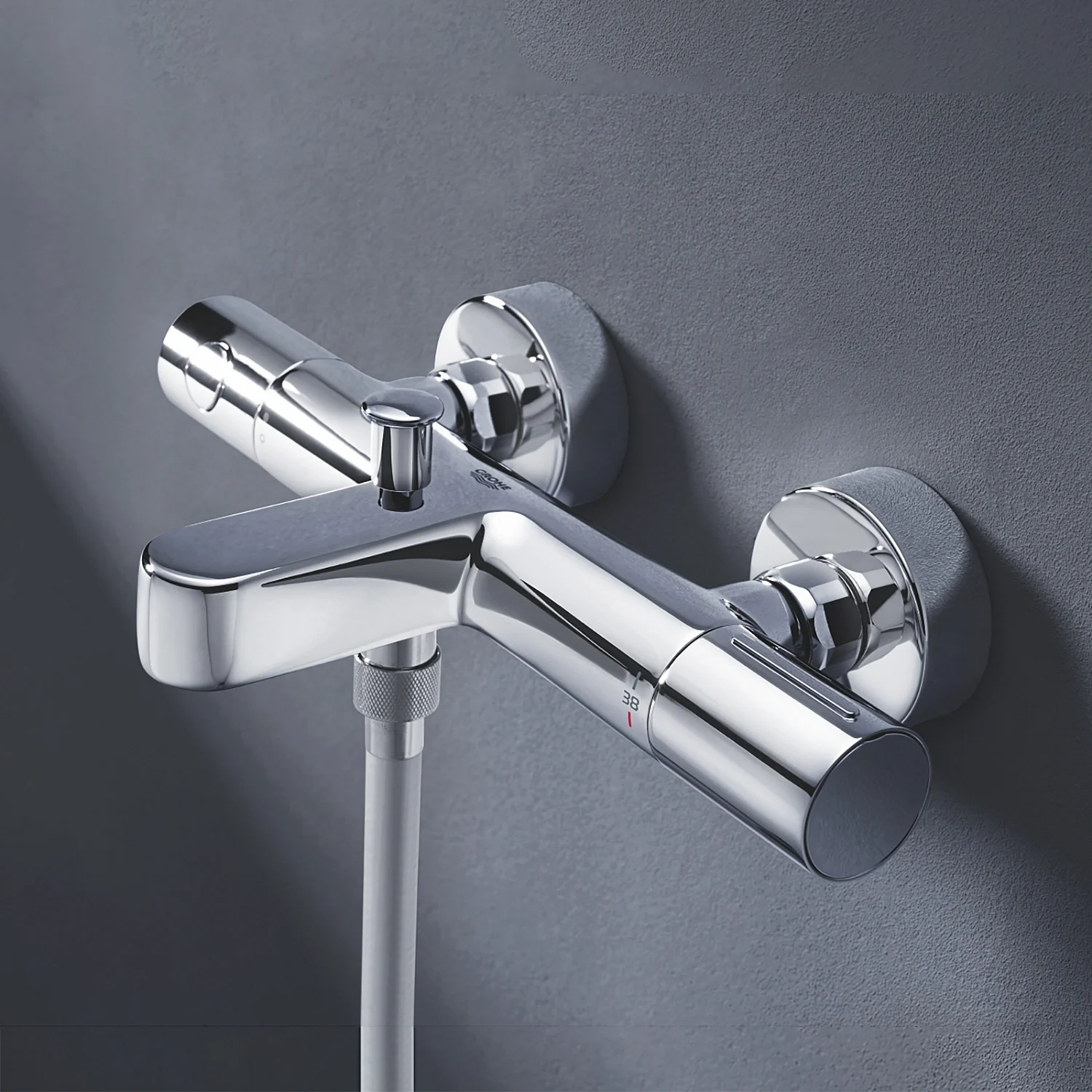 GROHE Precision Get Thermostat-Wannenbatterie mit S-Anschlüssen Bild 2