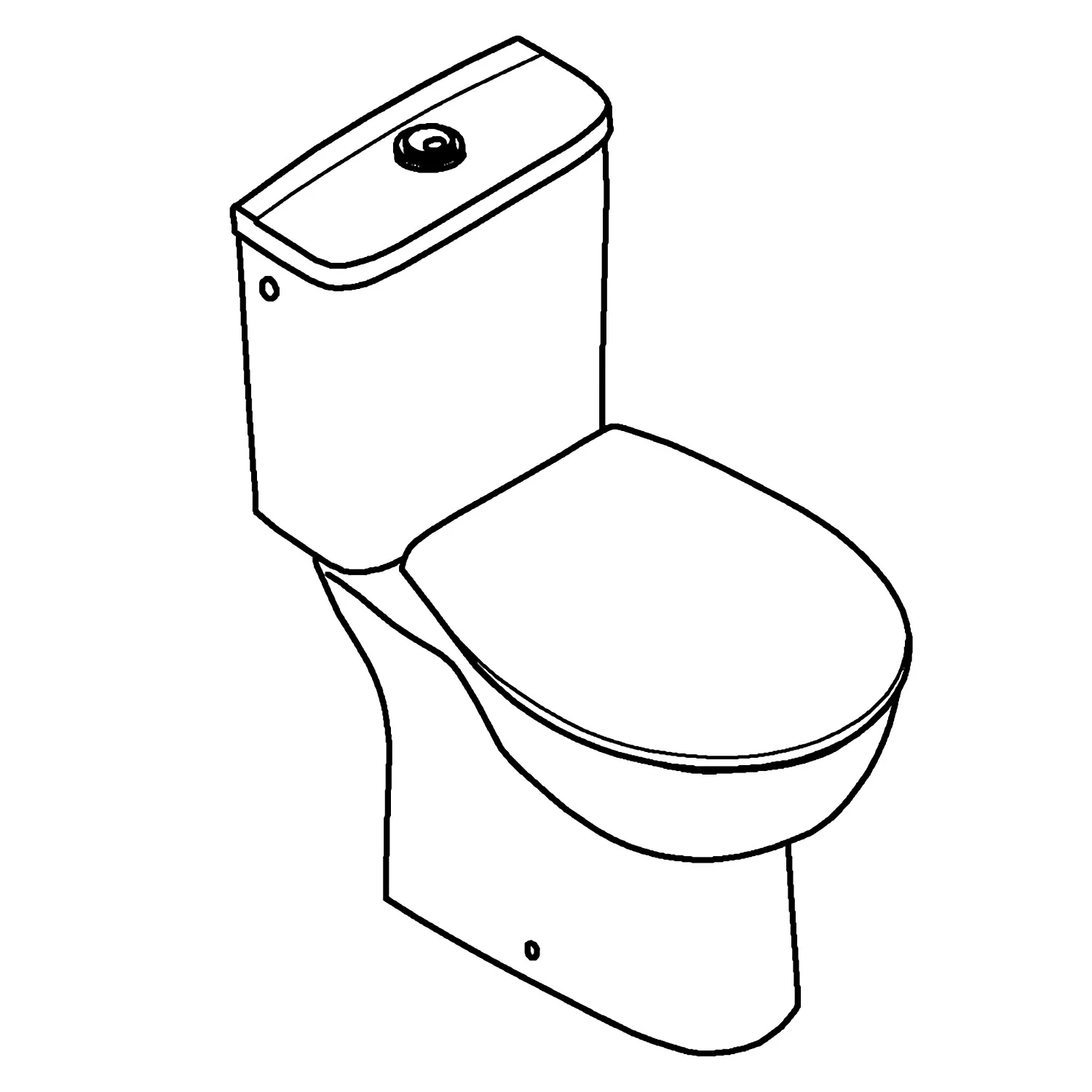 GROHE Bau Keramik Stand-Tiefspül-WC Set Bild 3